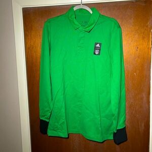 Adidas Austin FC long sleeve polo shirt NWT men’s size